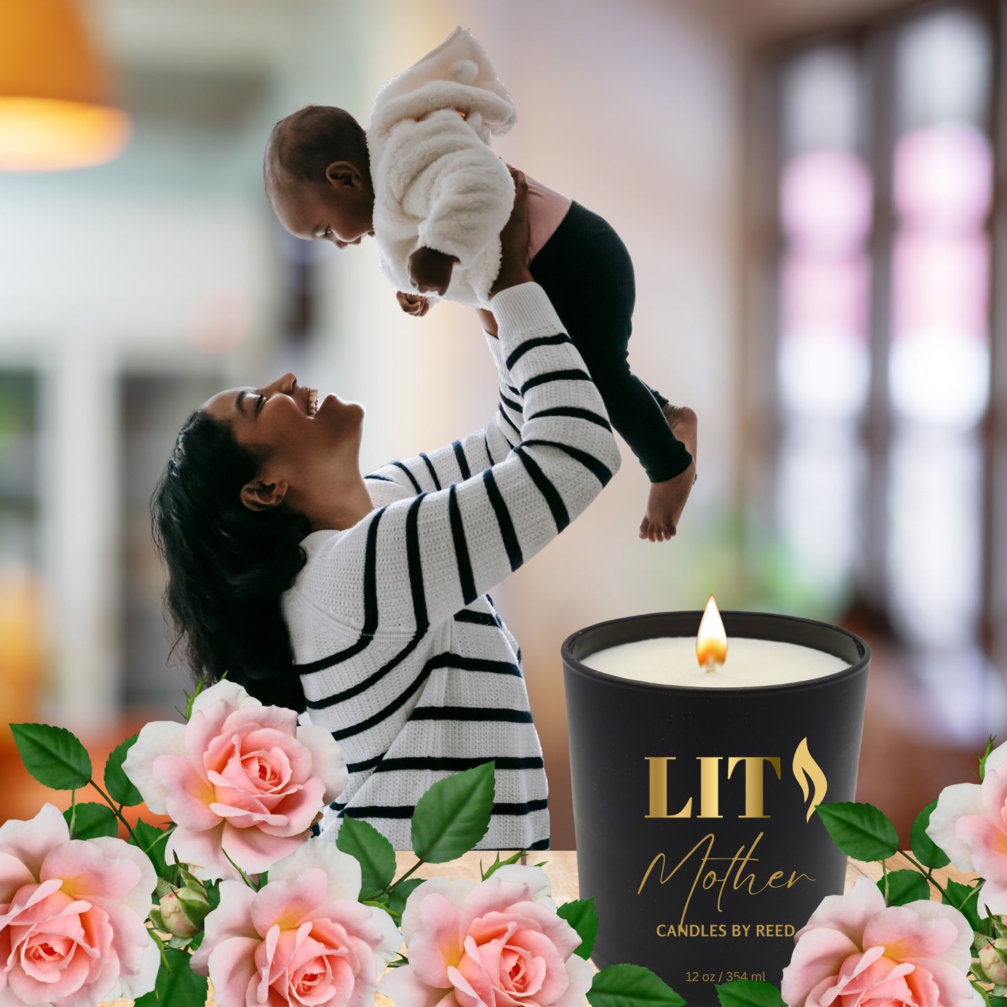 LIT "Mother" scented Candles by Reed