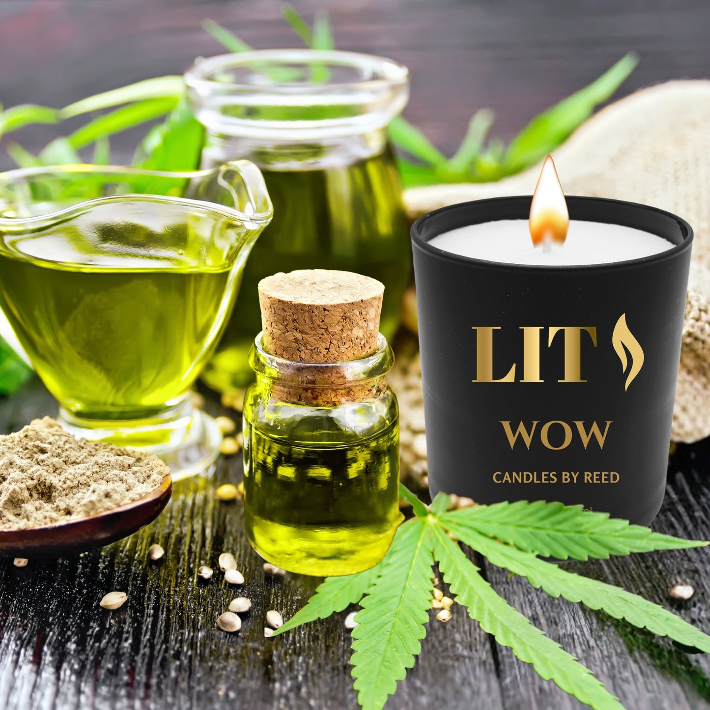 LIT "WOW" scented Candles by Reed