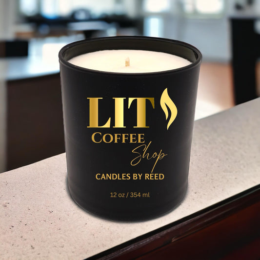 LIT "Coffee Shop" scented Candles by Reed