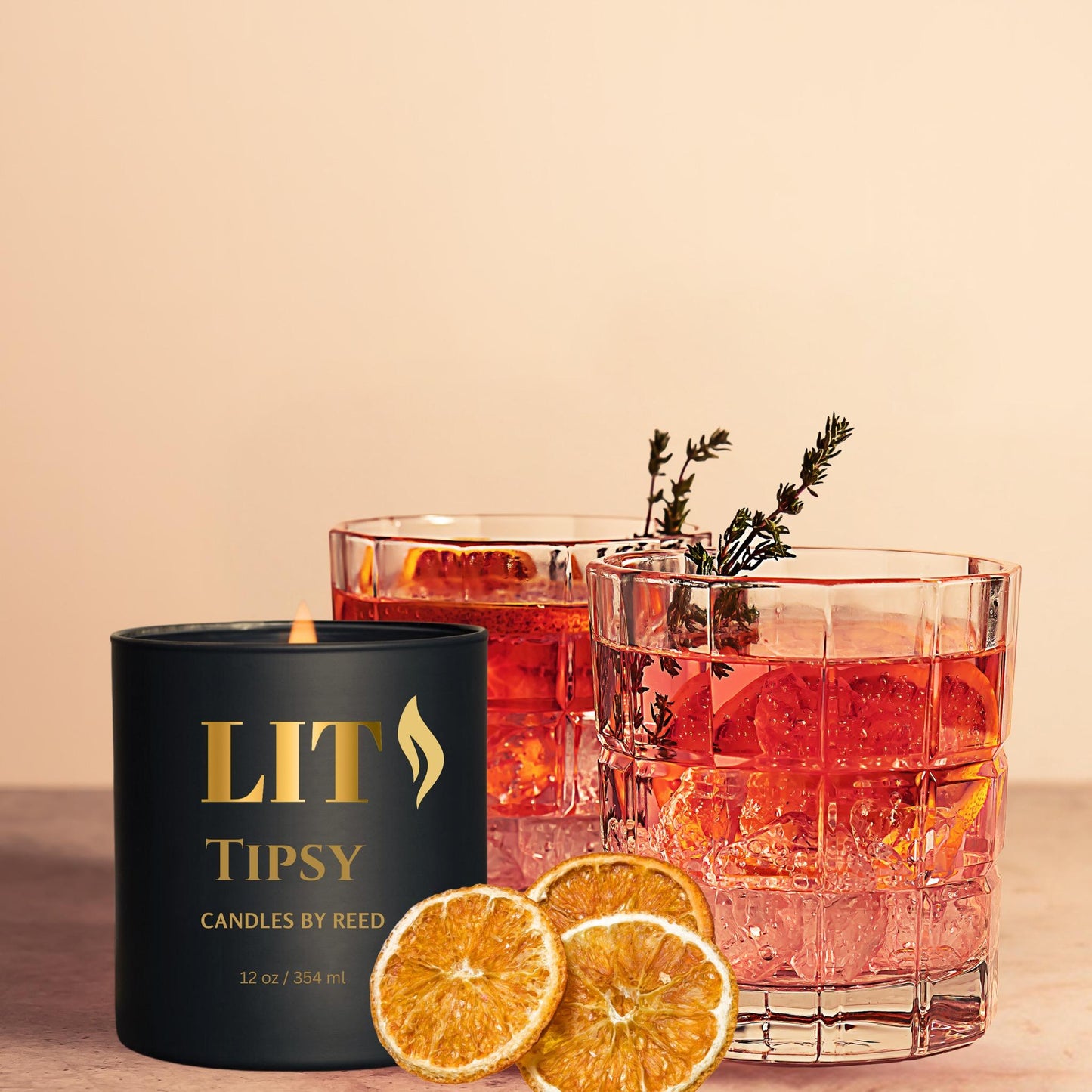 LIT "Tipsy" scented Candles by Reed